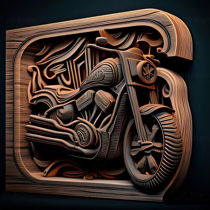 3D модель Harley Davidson Street Rod (STL)
